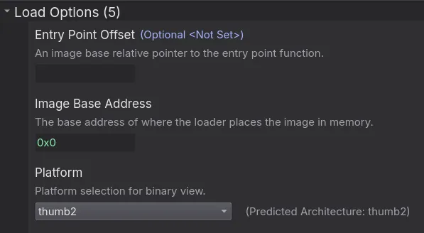 binja predicted arch